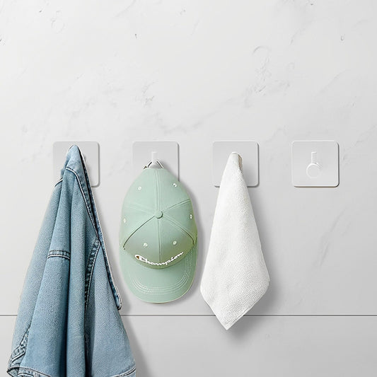 COLGADOR PLASTICO 1PZ BLANCO 50MM LH-3595