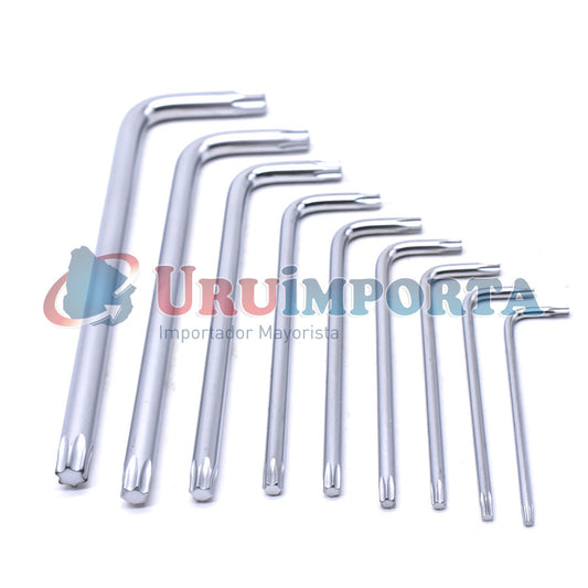 LLAVE TORX MEDIANA 9PZ UYUSTOOLS DEC 902