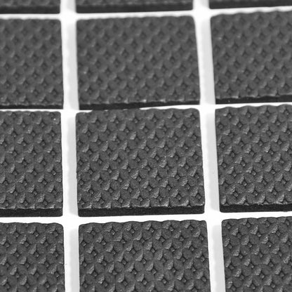 PROTECTOR ADHESIVO CUADRADO NEGRO 18PZ 25MM LH3564