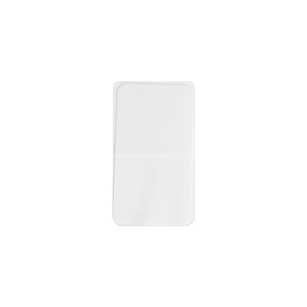 COLGADOR CUADRADO PLASTICO 1PZ BLANCO 81MM LH-3593