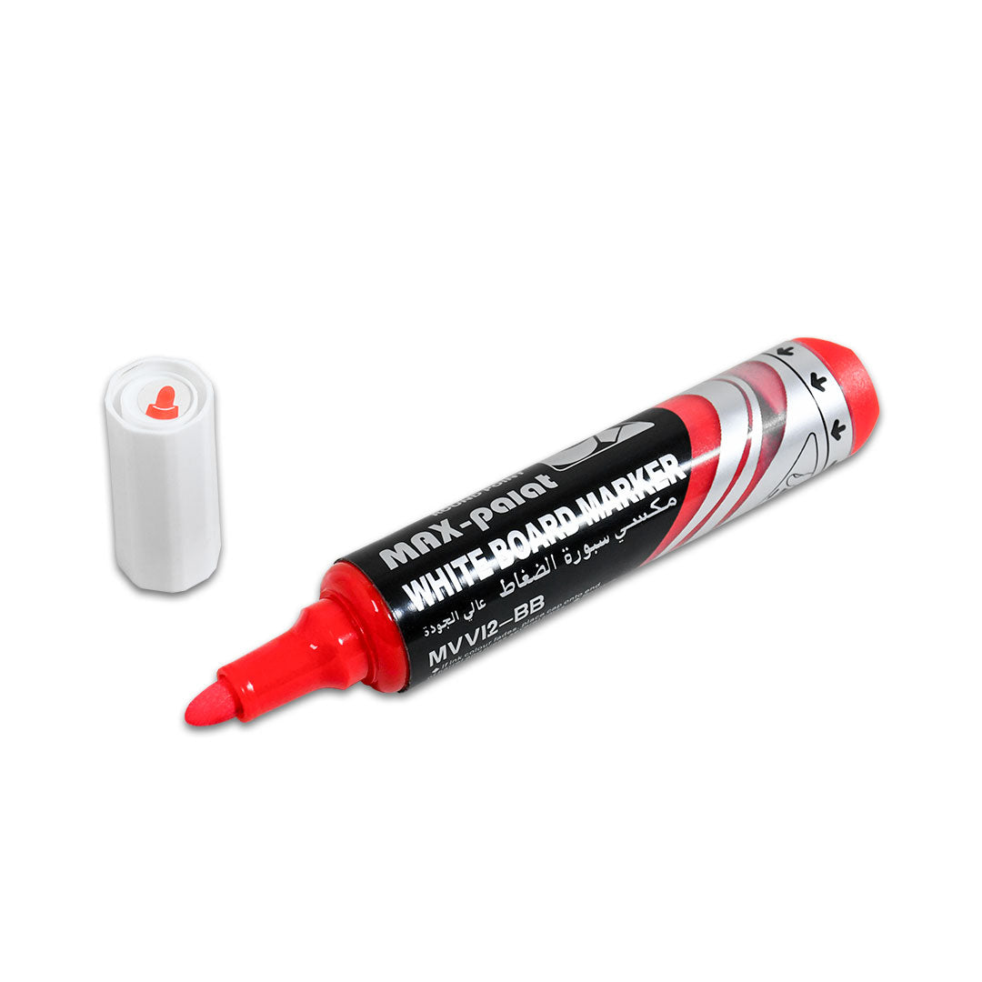 MARCADOR RECARGABLE PUNTA REDONDA ROJO LH-3943