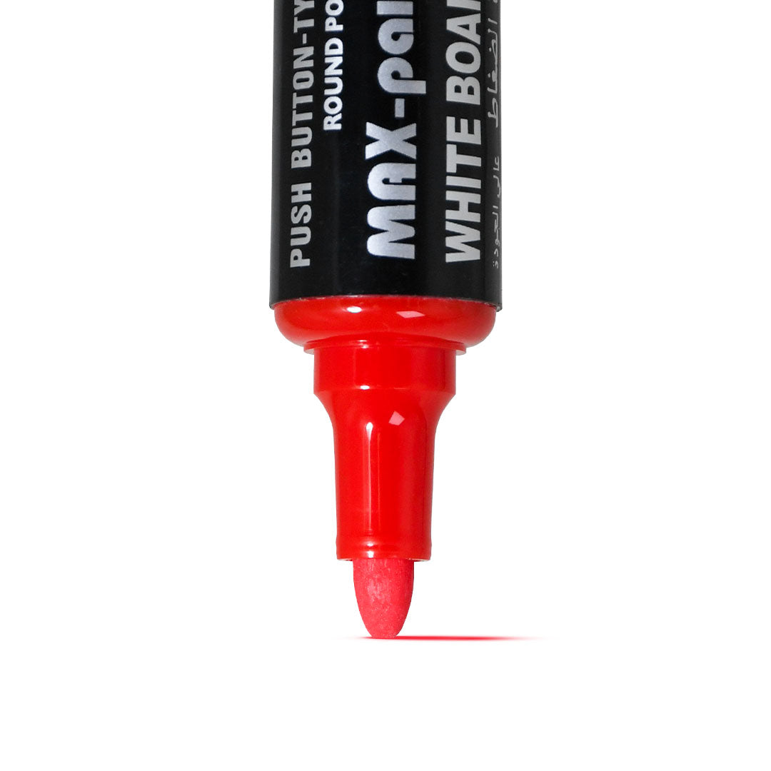 MARCADOR RECARGABLE PUNTA REDONDA ROJO LH-3943