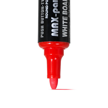 MARCADOR RECARGABLE PUNTA REDONDA ROJO LH-3943