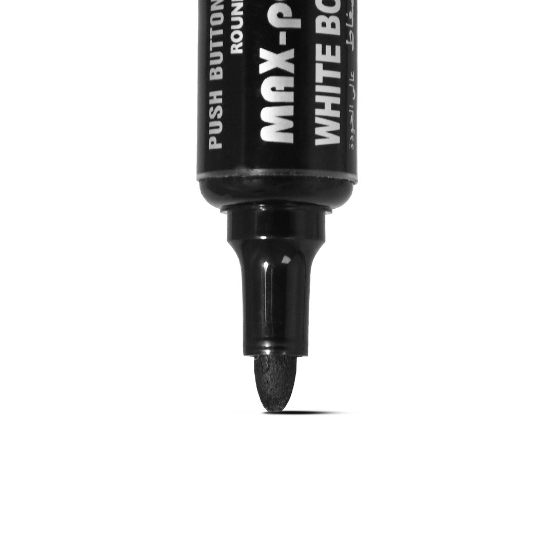 MARCADOR RECARGABLE PUNTA REDONDA NEGRO LH-3905