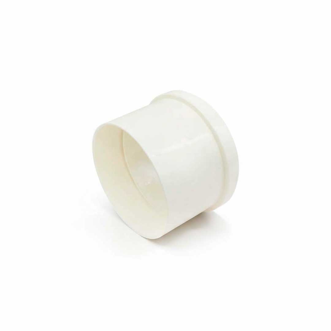 CUPLA 100MM BLANCA DE PVC KRONA K-647
