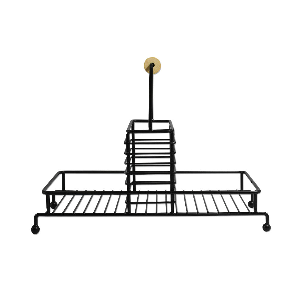 ESCURRIDOR ORGANIZADOR METALICO NEGRO LH-3687