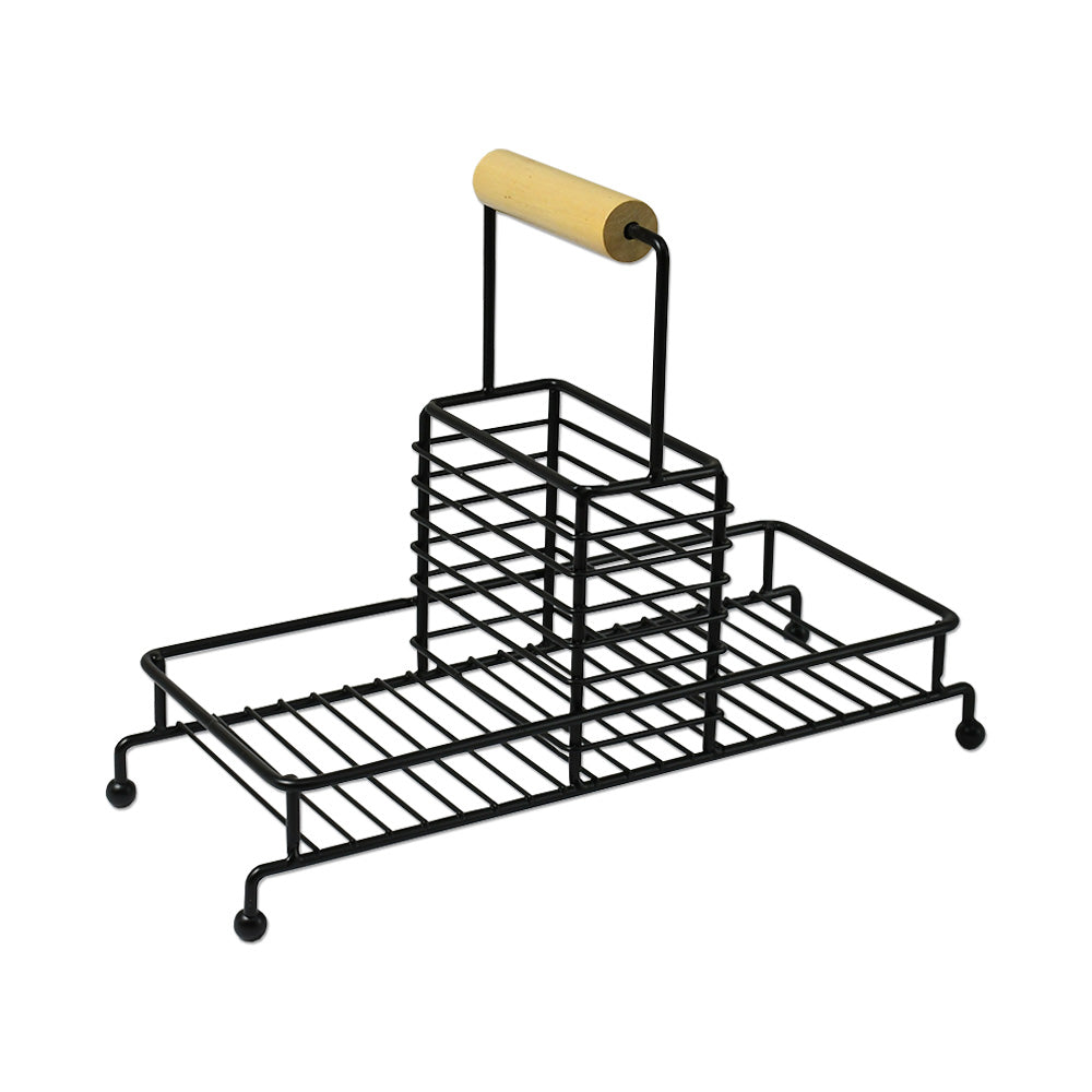 ESCURRIDOR ORGANIZADOR METALICO NEGRO LH-3687
