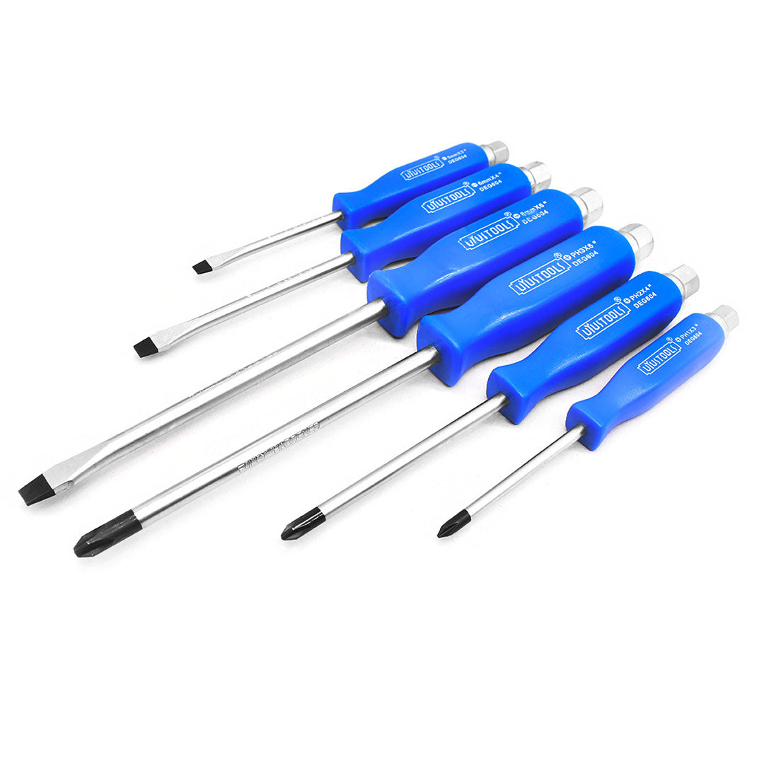 DESTORNILLADOR DE GOLPE 6PZ AZUL UYUST DEG604