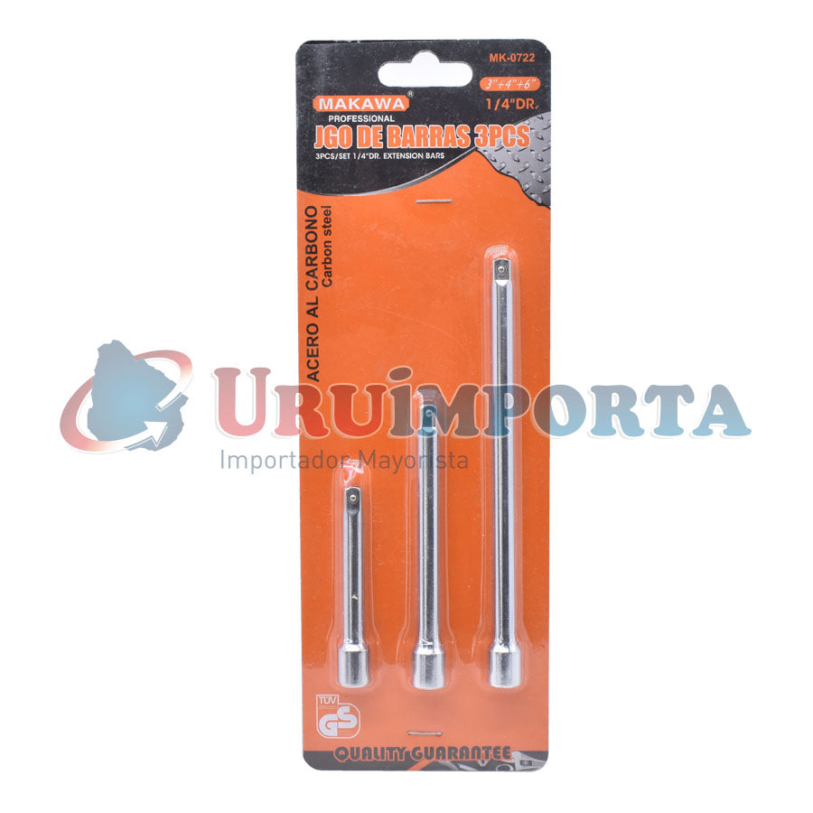 PROLONGADOR 1/4″ 3PZ PARA CRICKET MAKAWA MK-0722