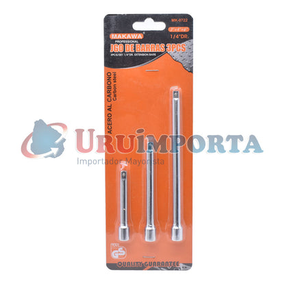 PROLONGADOR 1/4″ 3PZ PARA CRICKET MAKAWA MK-0722