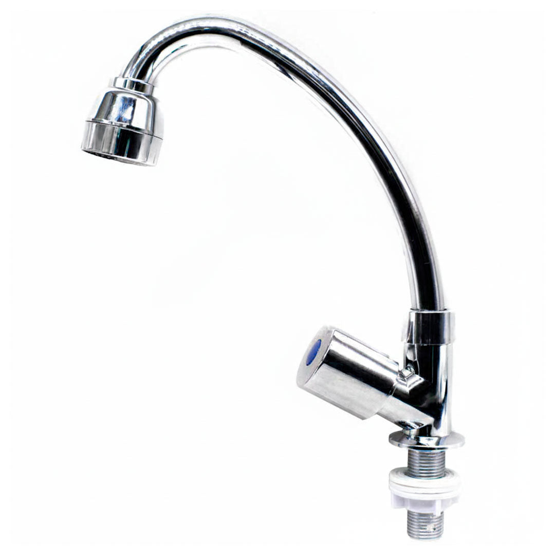 GRIFO PLASTICO CROMADO PICO ALTO DE MESADA LH-1894