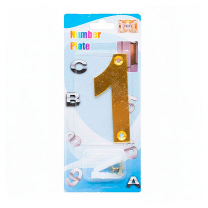 NUMERO 1 METALICO EN BLISTERS LH-1345