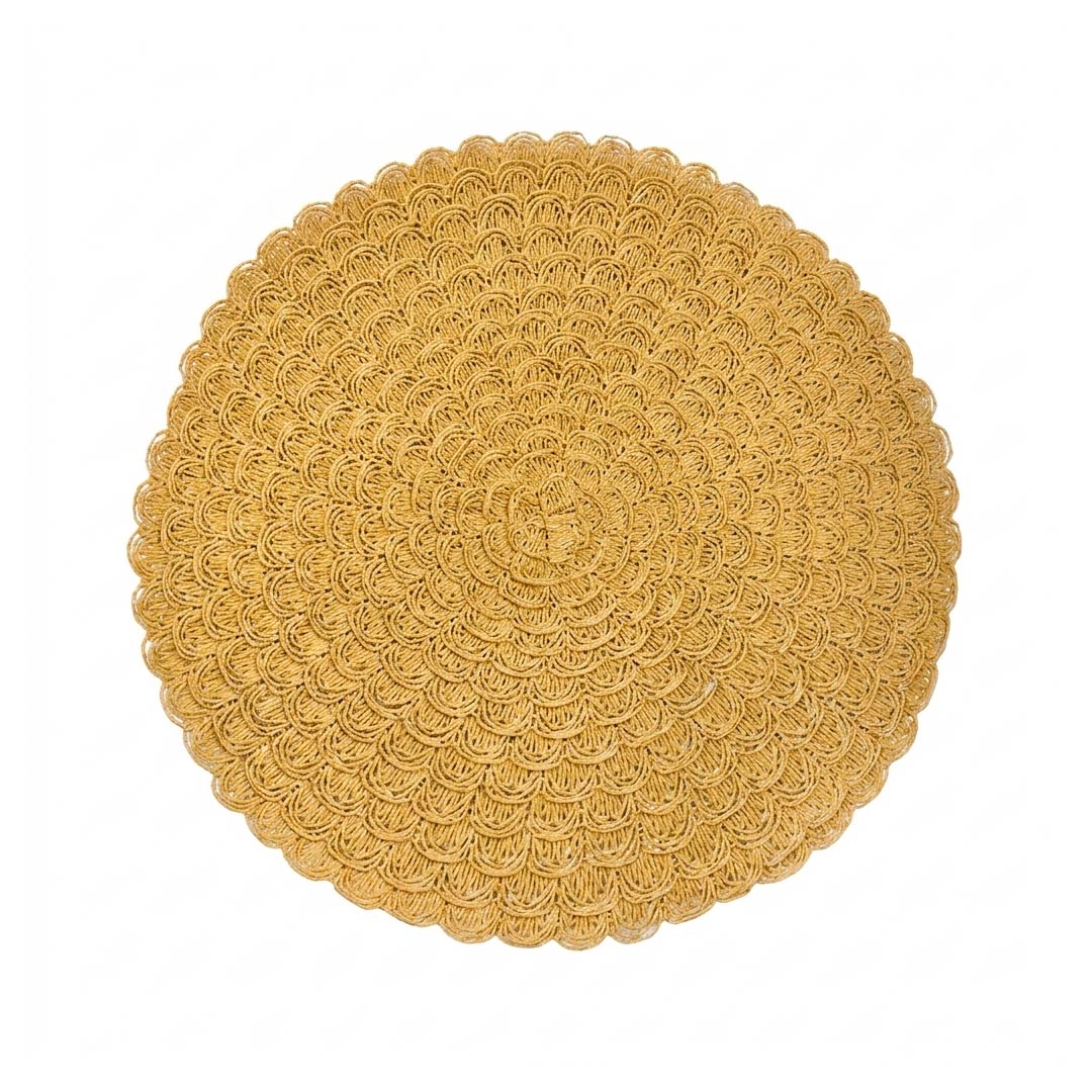 INDIVIDUAL REDONDO TIPO FLOR 38CM LH-4100