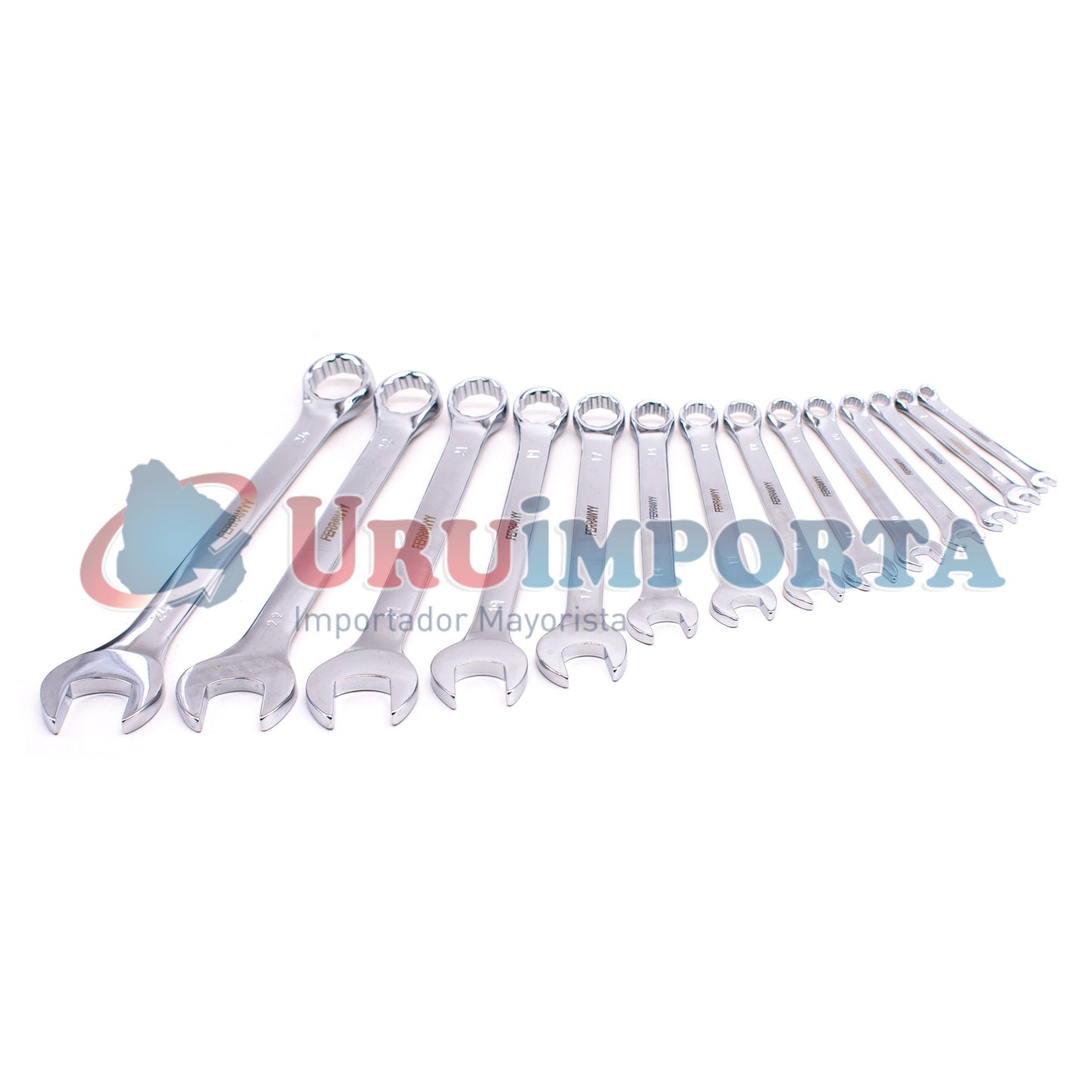 LLAVE COMBINADA 14PZ 6-24MM PRO FERRAWYY YOS614
