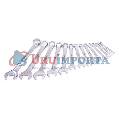 LLAVE COMBINADA 14PZ 6-24MM PRO FERRAWYY YOS614