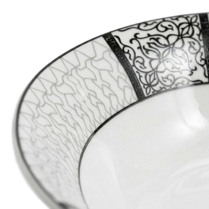 BOWL CERAMICO 22M BORDE NUDO GRIS LH-4247