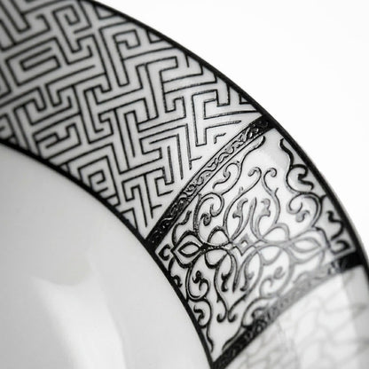 BOWL CERAMICO 15.5CM BORDE NUDO GRIS LH-4252