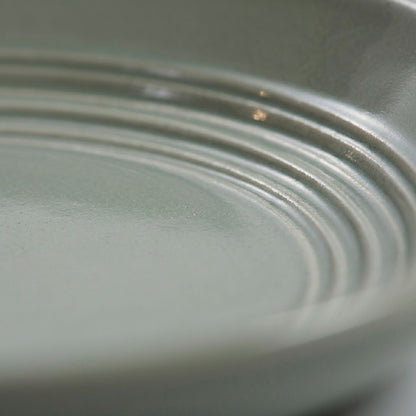 PLATO CERAMICO GRIS 26CM LH-4255