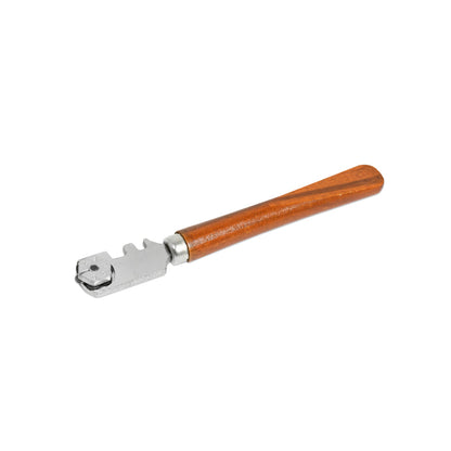 CORTA VIDRIO C/ 6 RUEDAS MANGO DE MADERA LH-171