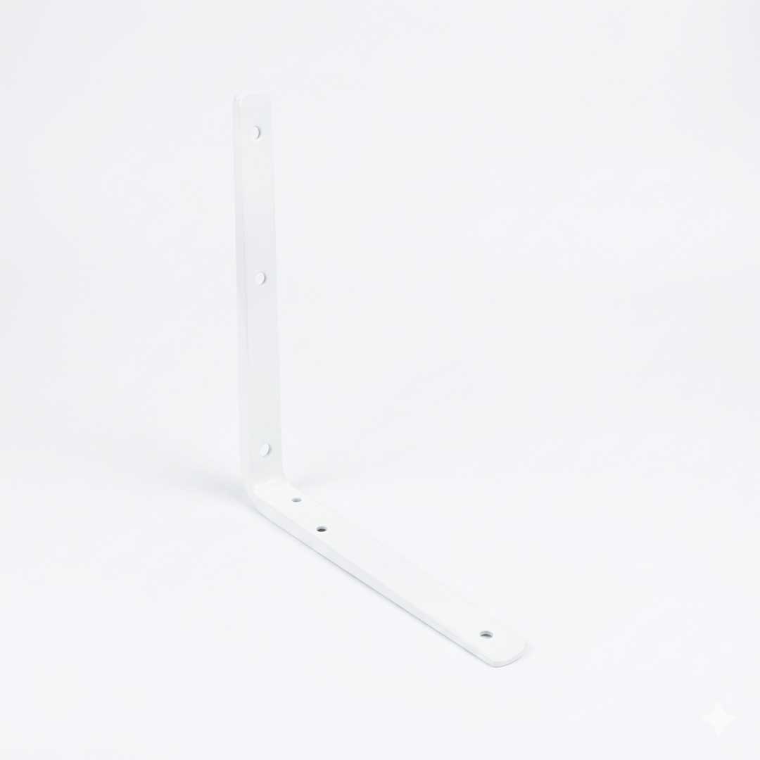 MENSULA REFORZADA 30CM X 25CM COLOR BLANCO LH-1638