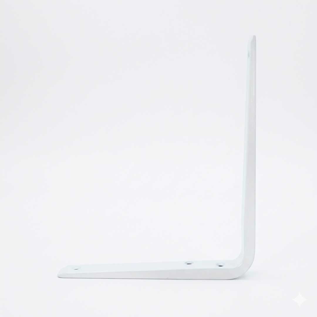 MENSULA REFORZADA 30CM X 25CM COLOR BLANCO LH-1638