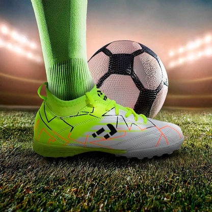 CHAMPION D FUTBOL 5 BLACO Y FLUOR TALLE 36 LH-4169