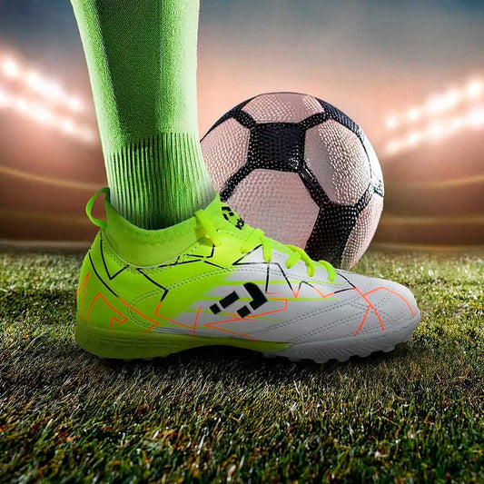 CHAMPION D FUTBOL 5 BLACO Y FLUOR TALLE 36 LH-4169