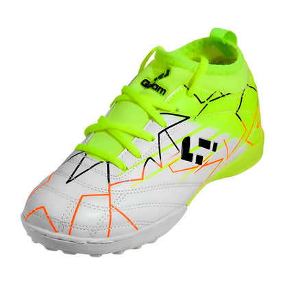 CHAMPION D FUTBOL 5 BLACO Y FLUOR TALLE 36 LH-4169