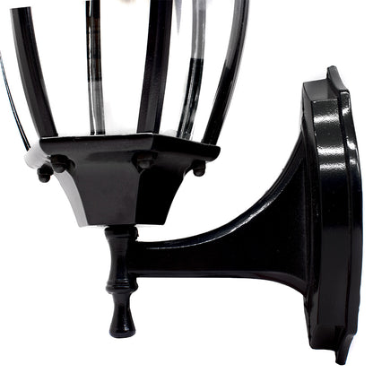 FAROL COLONIAL METALICO NEGRO LH-2067