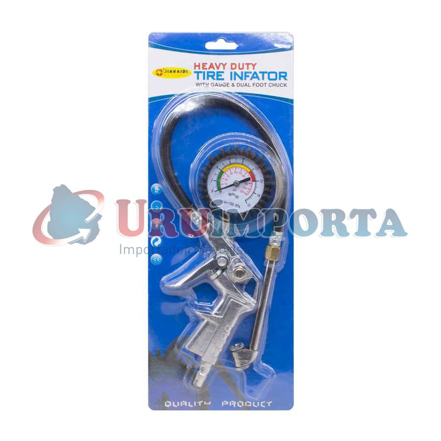 PISTOLA DE AIRE CON MANOMETRO EN BLISTERS LH-637