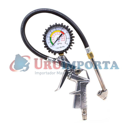 PISTOLA DE AIRE CON MANOMETRO EN BLISTERS LH-637