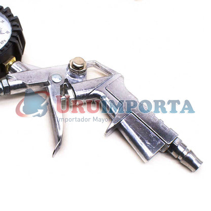 PISTOLA DE AIRE CON MANOMETRO EN BLISTERS LH-637