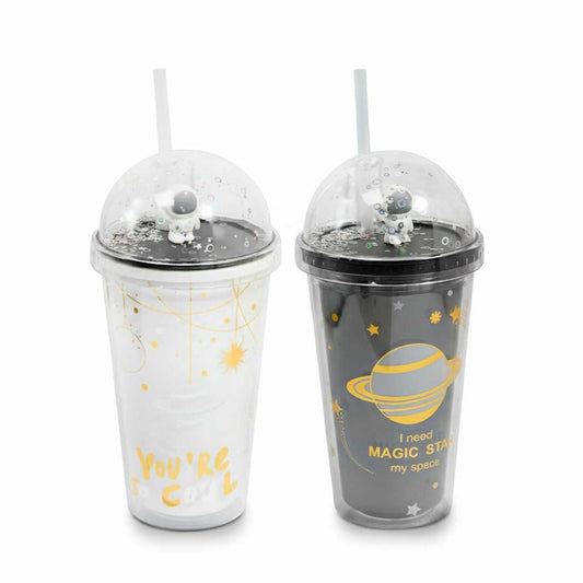 VASO PLASTICO PARA NIÑO CAPSULA ASTRONAUTA LH-4085