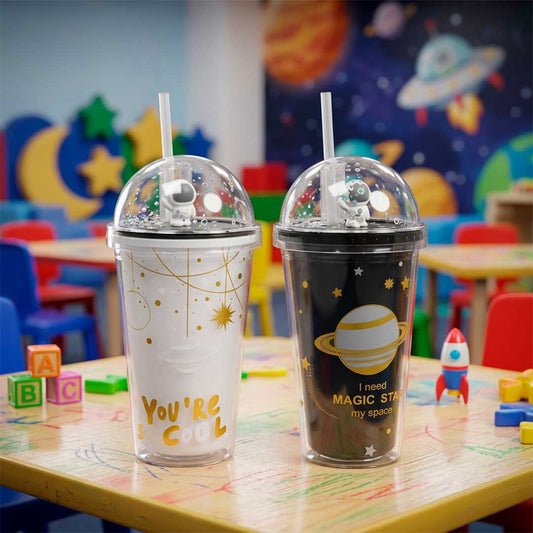 VASO PLASTICO PARA NIÑO CAPSULA ASTRONAUTA LH-4085