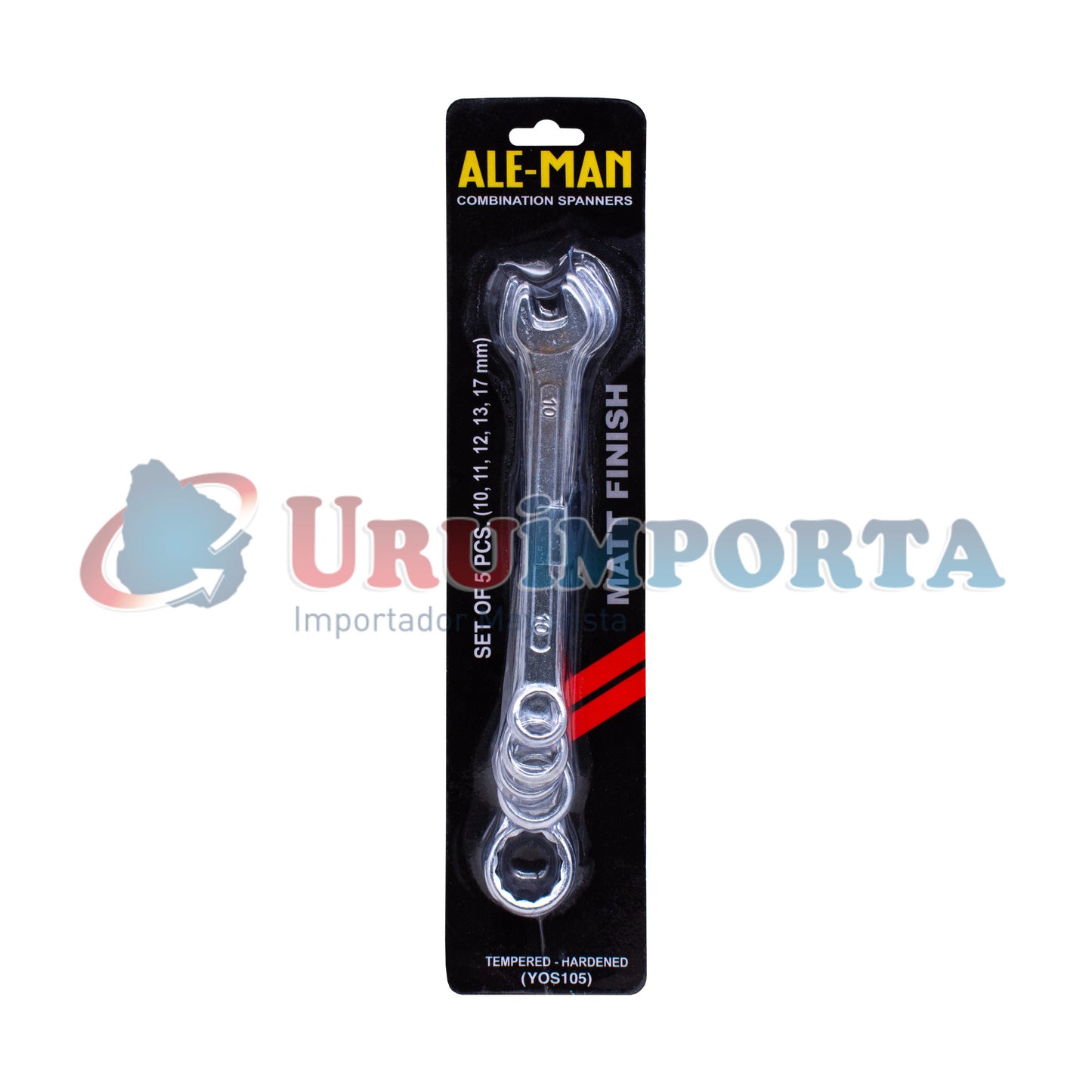 LLAVE COMBINADA 5PZ 10-17MM ALE MAN YOS105