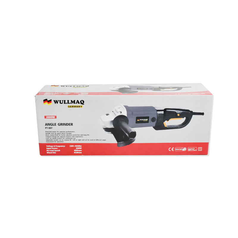 AMOLADORA ANGULAR 9” 2000W WULLMAQ PT-807