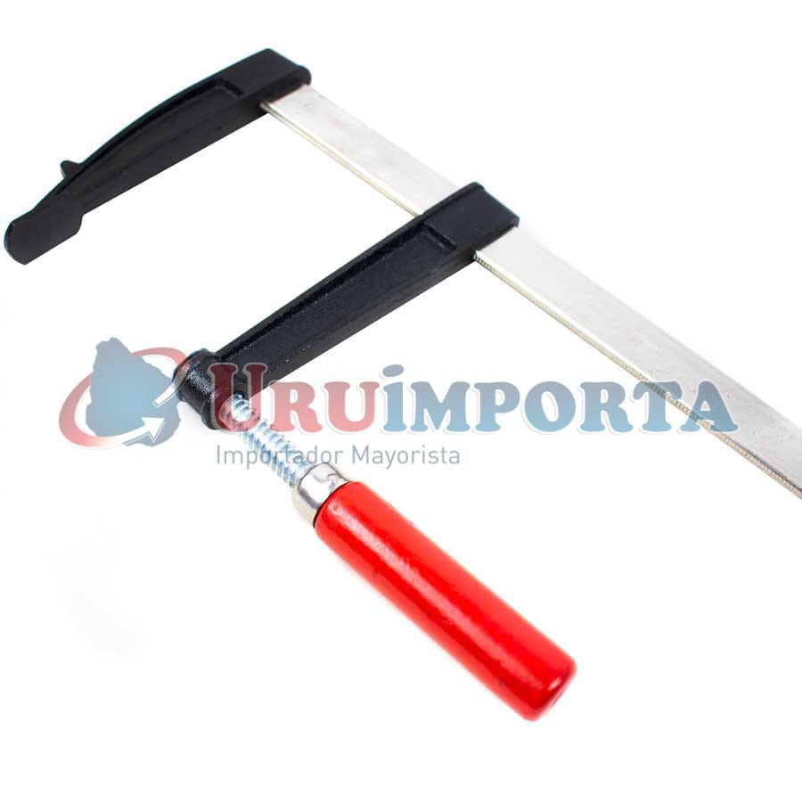 PRENSA TIPO F 120X300MM MANGO ROJO LH-1223