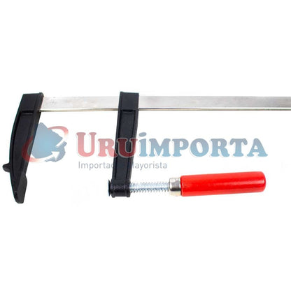 PRENSA TIPO F 120X300MM MANGO ROJO LH-1223