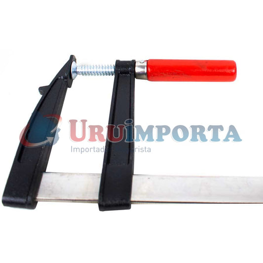 PRENSA TIPO F 120X800MM MANGO ROJO LH-1362