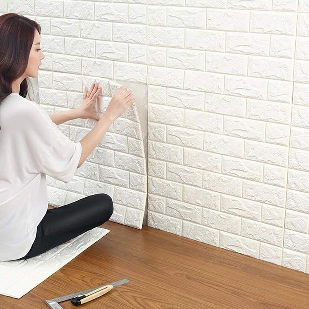 REVESTIMIENTO ADHESIVO BLANCO 76X70CM LH-4311