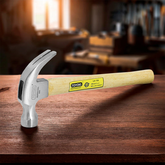MARTILLO DE UNA 16OZ MANGO DE MADERA LH-154