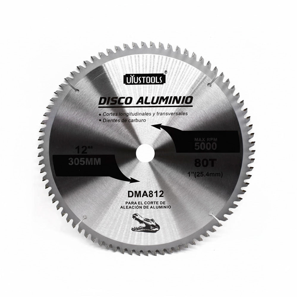 DISCO CORTE ALUMINIO 12″ 80D UYUSTOOLS DMA812
