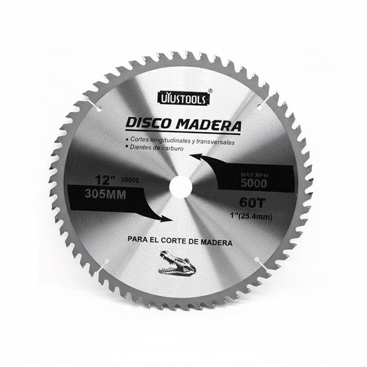 DISCO CORTE MADERA 12″ 60D UYUSTOOLS DMA612