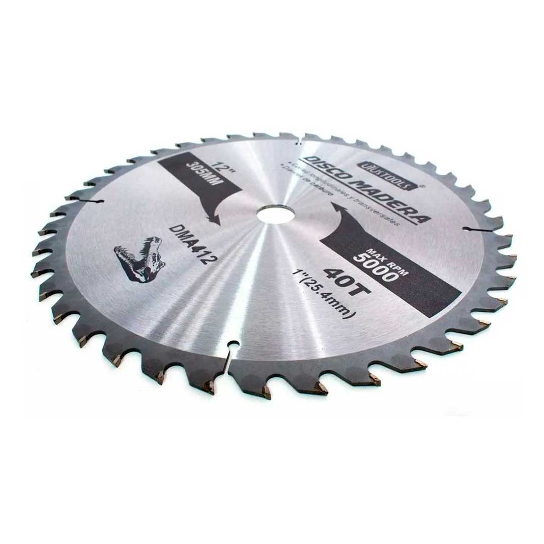 DISCO CORTE MADERA 12″ 40D UYUSTOOLS DMA412