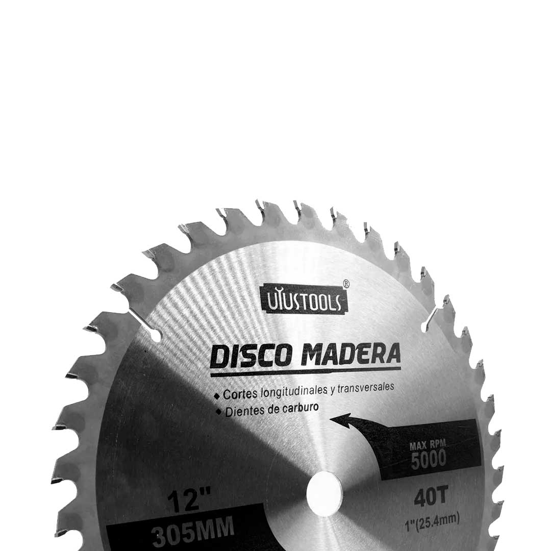 DISCO CORTE MADERA 12″ 40D UYUSTOOLS DMA412