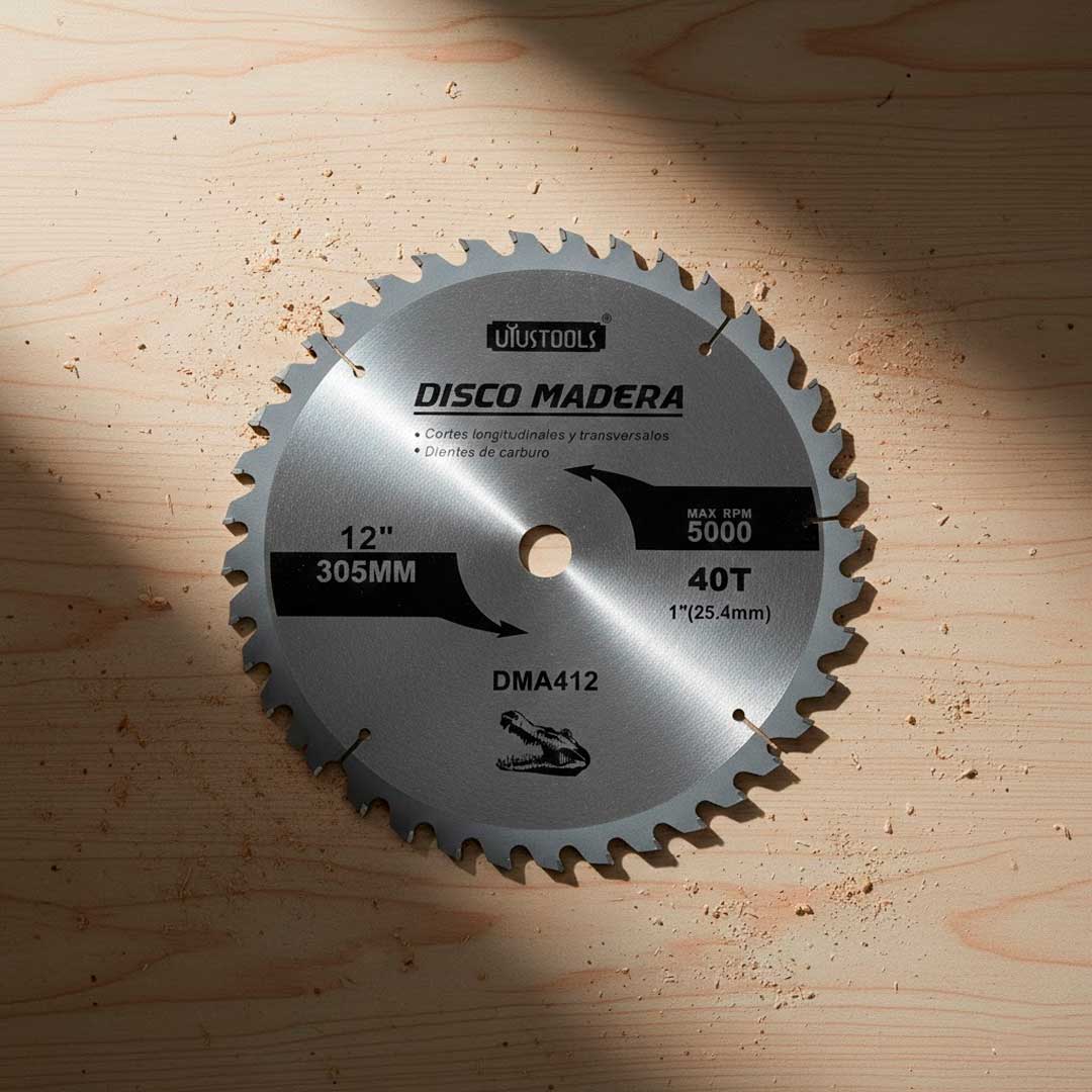 DISCO CORTE MADERA 12″ 40D UYUSTOOLS DMA412