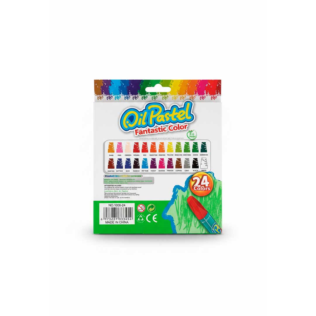 OLEO PASTEL 24 COLORES LH-4491
