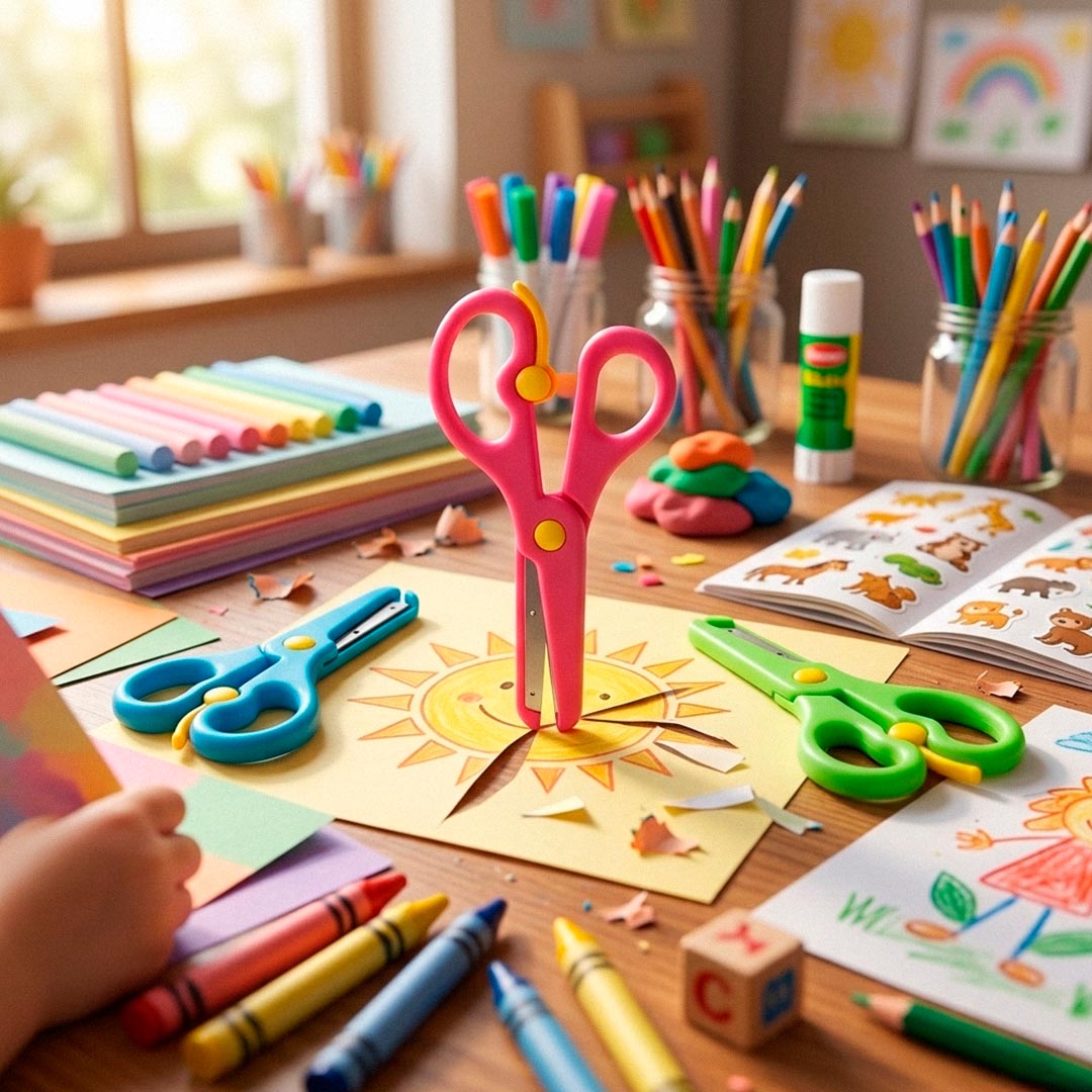 TIJERA PLASTICO PARA NIÑOS LH-4492