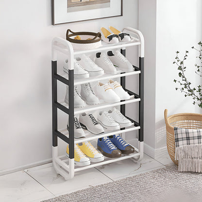 ZAPATERA 73CM DE 5 NIVELES NEGRO O BLANCO LH-4699