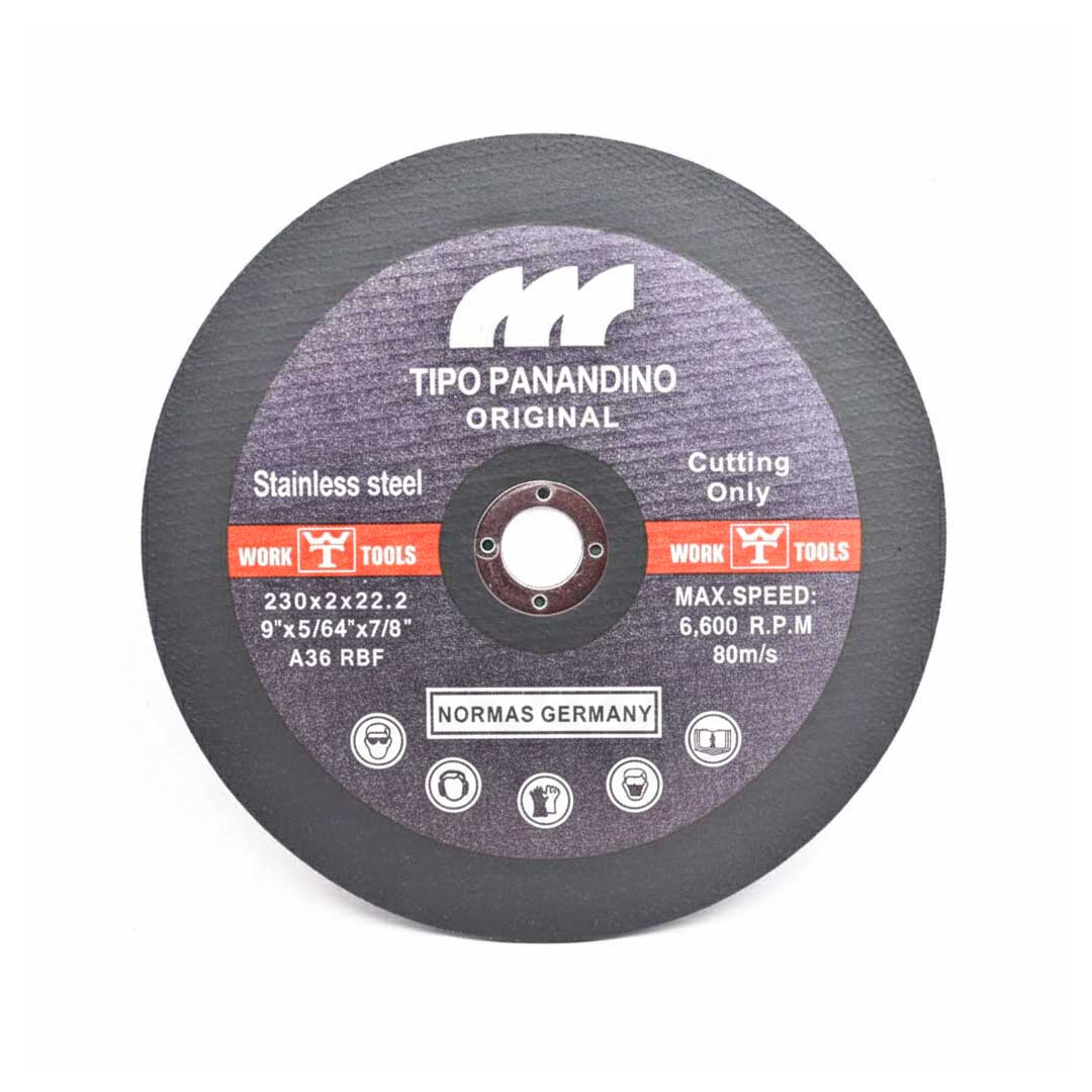 DISCO CORTE METAL 9″ 2MM PANANDINO